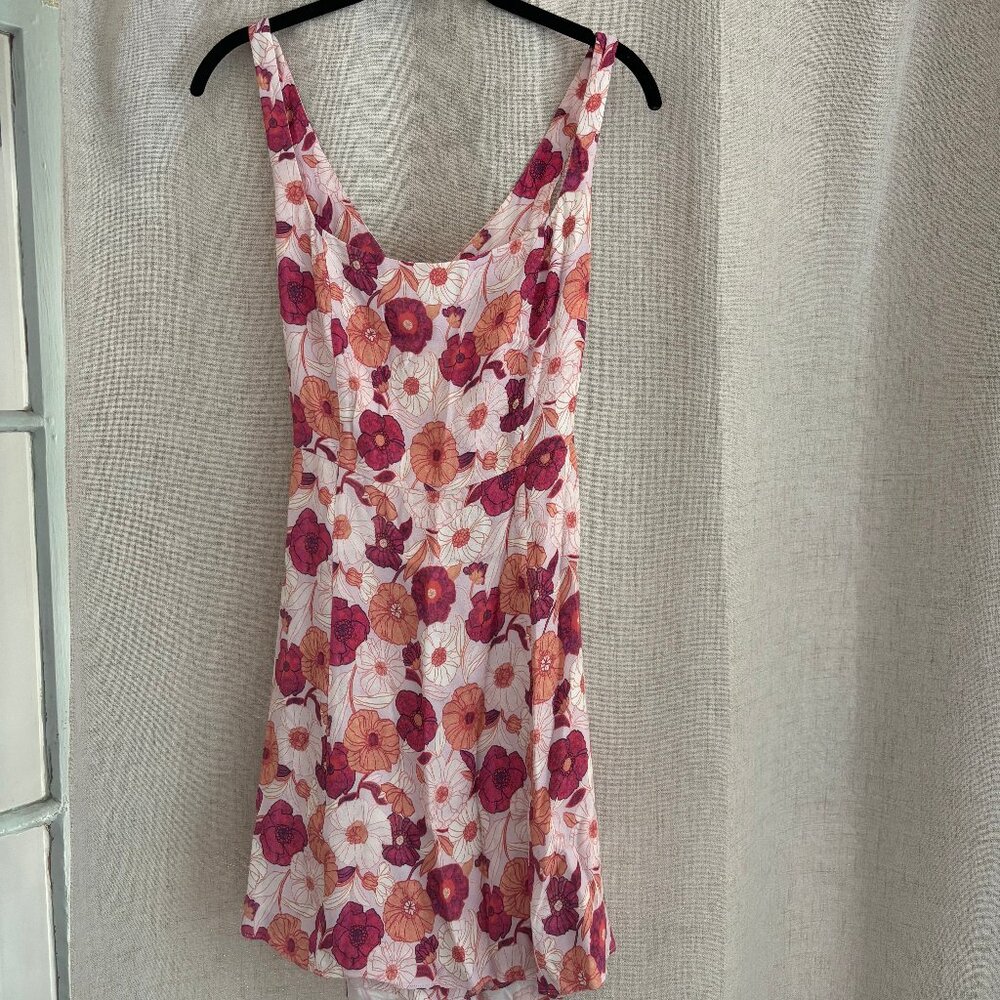 Aritzia Wilfred Delune Floral Mini Dress
